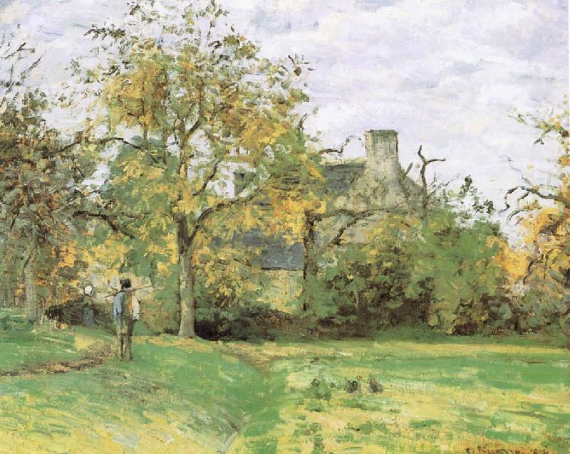 Camille Pissarro House oil painting picture
